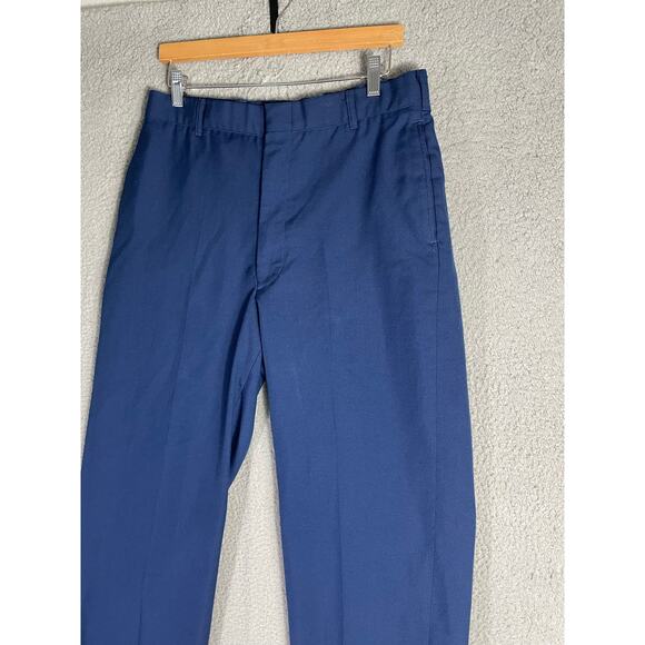 DSCP Tennessee Apparel Mens Blue Wool Blend Dress Pants 33R Military Formal - Picture 6 of 12